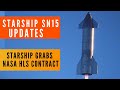 Starship SN15 Launch Date Announced | SpaceX Starship Wins NASA HLS Contract | New Shepard Launch