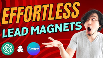 How to EASILY Create A Lead Magnet Using ChatGPT & Canva