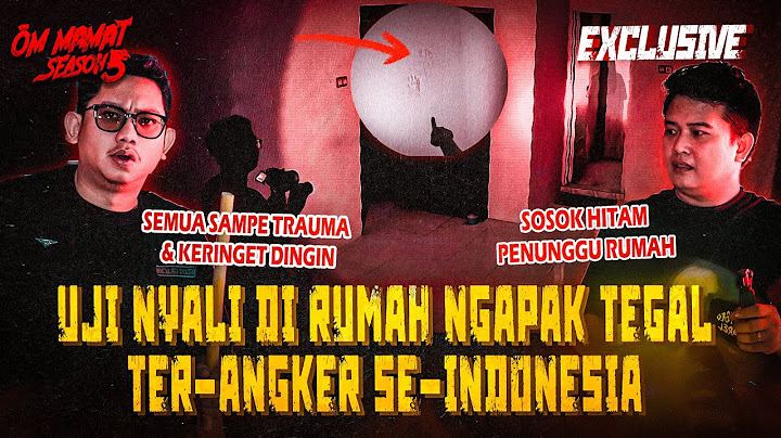 SEMUA TEREKAM KAMERA! JEJAK KAKI DAN LEDAKAN MISTERIUS DI RUMAH KOSONG TEGAL #OMMAMAT