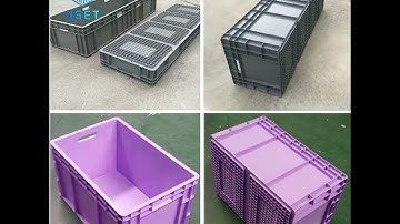 Plastic turnover boxes, plastic folding boxes,  plastic collapsible bulk containers (CBCs),