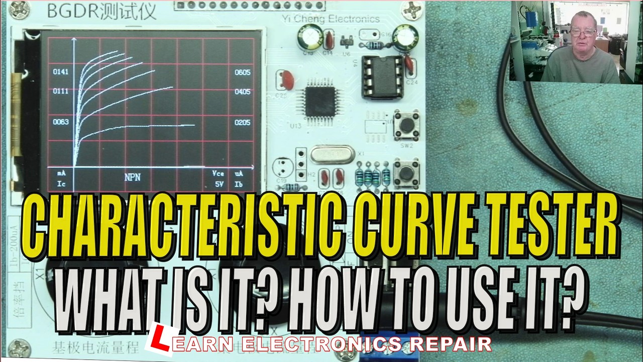 BGDR Characteristic Curve Transistor Tester : What Does It Do, How Do I use It? Explained!