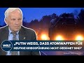 UKRAINE-KRIEG: Putins gefährlisches Spiel mit der Atomwaffen-Drohung | WELT Analyse