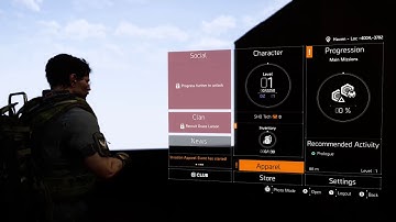 #00: Rendering bug @ start of Prologue - The Division 2 -  1080p - Xbox One