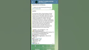 How To Use NUMBER Osint Bot
