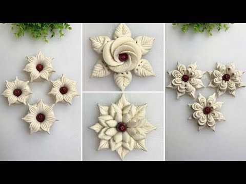 Creative and Easy Dough Flower Crafts for Kids | Easy Dough Art & Craft Ideas For School Projects