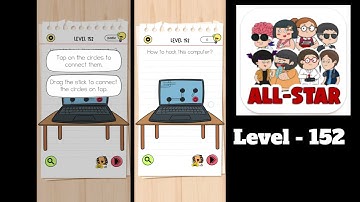 Brain Test All Star Level 152 How to hack this computer?