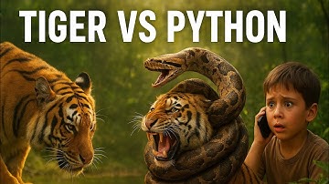 Tiger vs Python  Real Life Battle 🪱#TigerVsPython