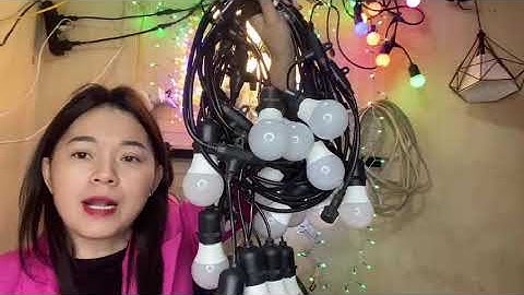 Dây bóng đèn Trang Trí Quán Cà Phê quán ăn