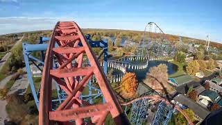 Ride of Steel Reverse POV [Six Flags Darien Lake] [4k]