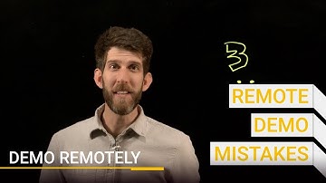 Top 3 mistakes to avoid when running a remote demo | Virtual demo | Winning By Design