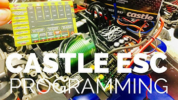 How To Program Castle ESC (Without castle link?)