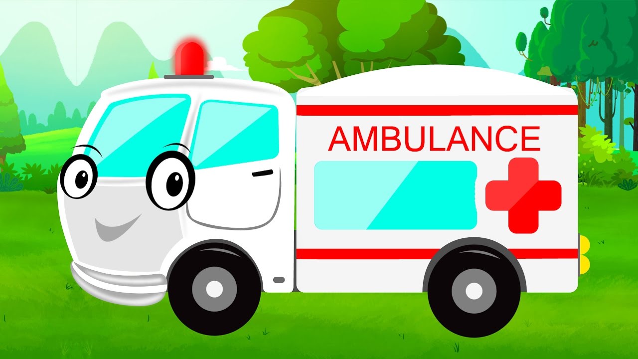 Ambulance | Car Garage | Garage Game | Video for Children & babies - YouTube