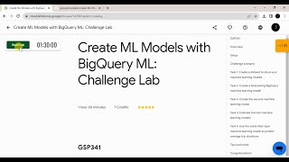 Create ML Models with BigQuery ML: Challenge Lab