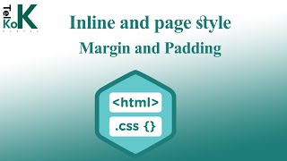 inline and page style margin and padding in html Css