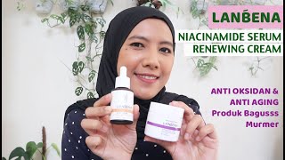 Review Lanbena Retinol Renewing Night Cream And Niacinamide Serum. Anti Oxidant, Anti Aging