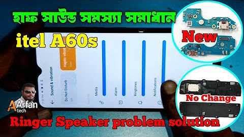 Itel A60s A662LM Ringer Speaker Problem Solution #arfantech 