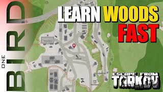 Learn WOODS FAST | Map Guide with Loot Locations, Spawns & Exits | Escape from Tarkov