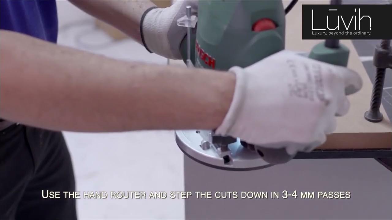 How To Cut A Radius In A Luvih Bloc YouTube