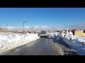 جولة عبر طريق استيتن بعد فتحه إثر العاصفة الثلجية 25 01 2017 