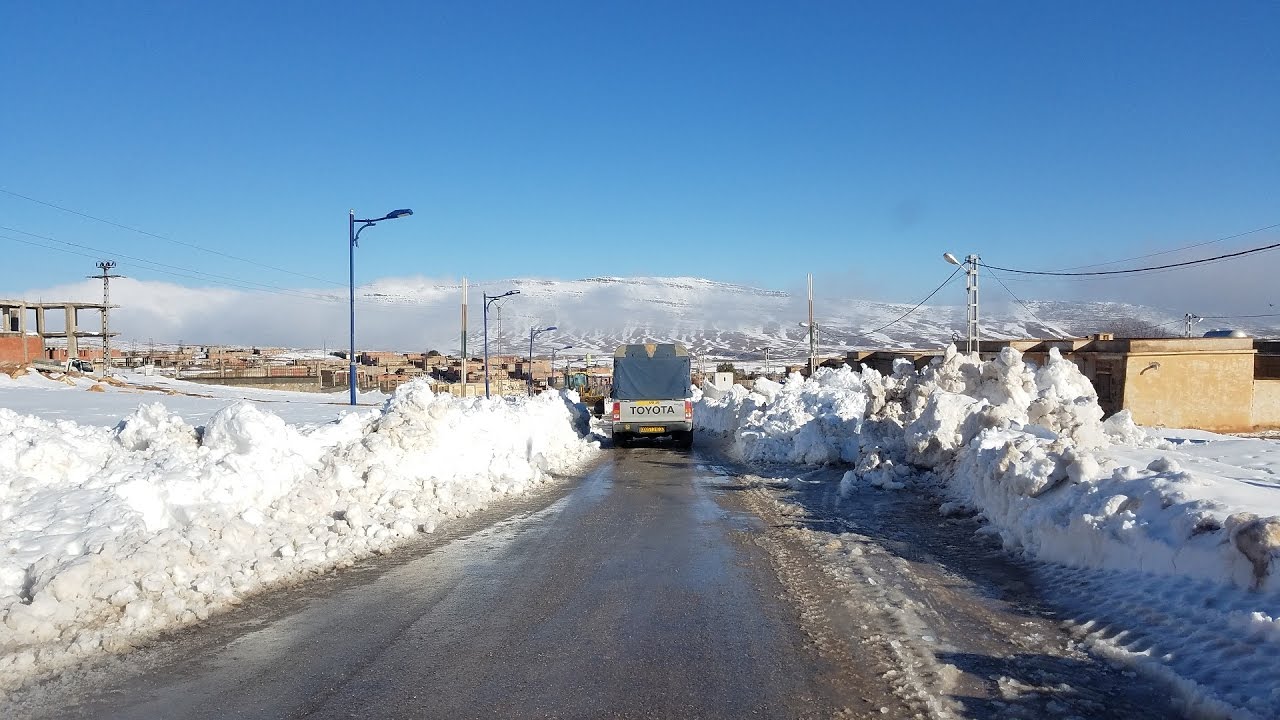 جولة عبر طريق استيتن بعد فتحه إثر العاصفة الثلجية 25/01/2017