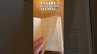 First Edition Fleming | THUNDERBALL #jamesbond #rarebooks #shorts #firstedition