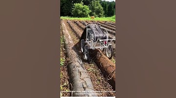 Smart Farming: Automatic Mulching Machine Covers Soil with Precision