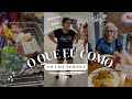 Vlog o que eu como em uma semana vida real emagrecimento dirio da dieta