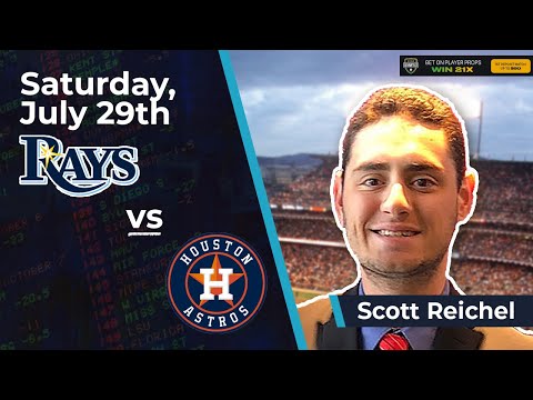 Free MLB Betting Pick- Tampa Bay Rays vs. Houston Astros, 7/29/2023: Scotts Selections