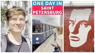 One day in St Petersburg: taking subway, having a lunch and visiting the tallest building in Russia