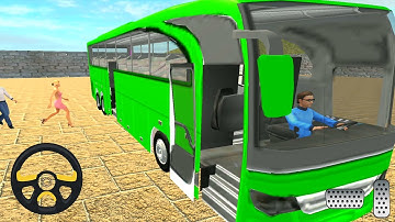 Uphill Offroad Bus Driving Simulator #2 - Mountain Road Bus Games - Android Gameplay