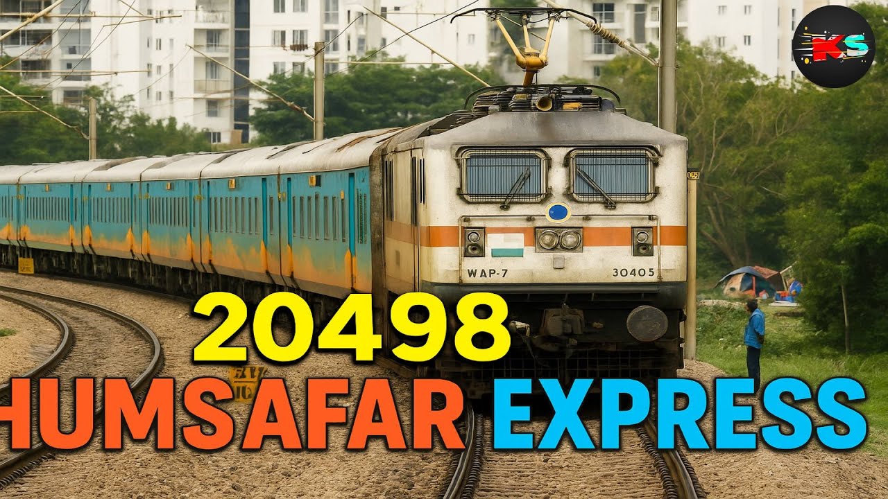 🔴 Indian Train Simulator | 20498 Humsafar Express CRV1 | Live  