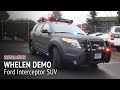 Sirennet Ford Interceptor SUV Whelen Demo Vehicle