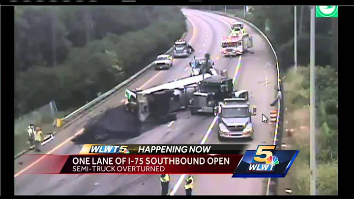 Part of I-75 SB reopens after truck crash in Lockland Split