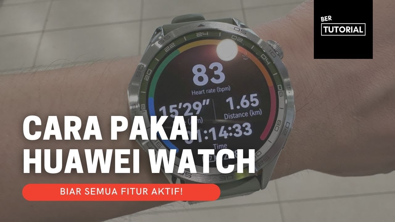Menghubungkan Huawei Watch GT 4 ke smartphone