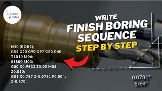 How to Write Finish Boring Sequences with G-code