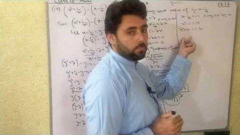 CLASS 10Th MATHS  EX.1.2 part(vii.ix) Type:3 solution of equations reducible to quadratic form