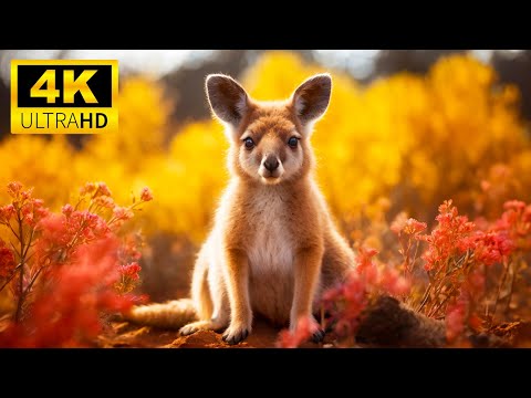 Cute Animals 4K UltraHD - Naughty Wild Baby Animals With Relaxing Music (Colorfully Dynamic)