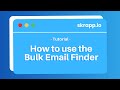 How to find emails in bulk  skrappio