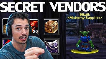 Hidden & Secret Vendors in WoW Classic | Xaryu Reacts