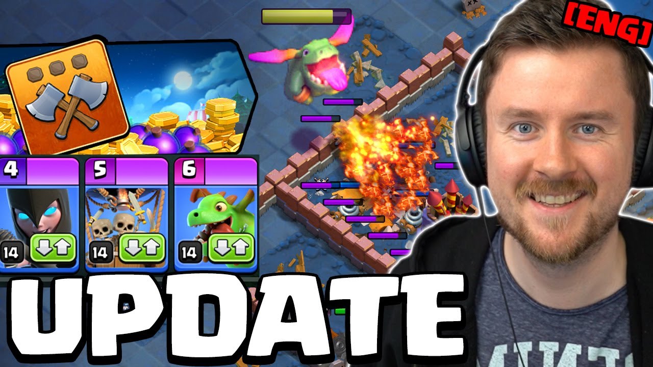 EXCLUSIVE BUILDER BASE 2.0 UPDATE GAMEPLAY | Bonanza Event in Clash of ...