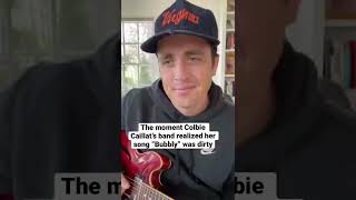 The moment Colbie Caillet’s band realized her song “Bubbly” was dirty.  #music #song #recording