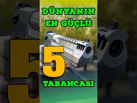 Dünyanın En Güçlü 5 Tabancası! 🔫🔥 #shorts #belgesel