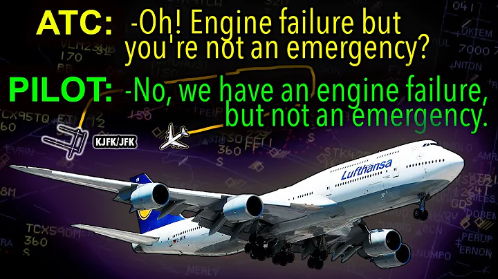 Pilot VS ATC. Lufthansa Pilot Refuses To Declare Emergency after Engine Failure. REAL ATC