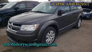 3C4PDCAB4FT628501 Dodge Journey 2015