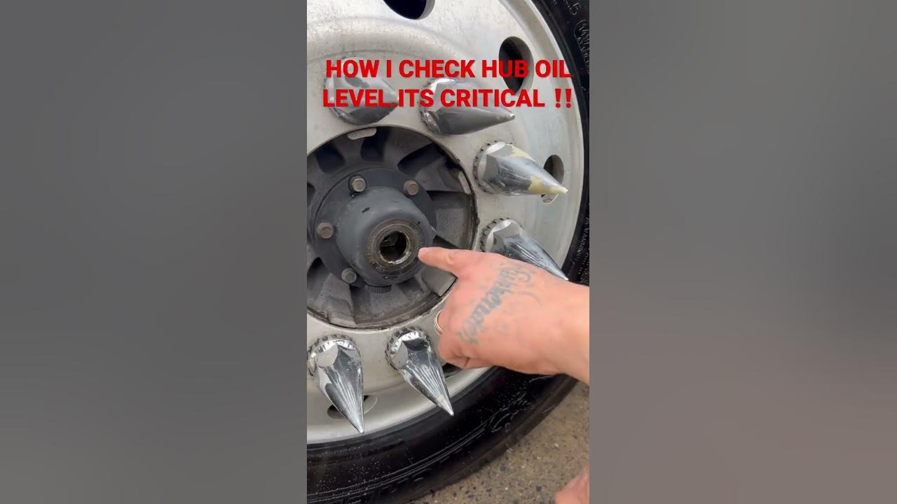 How to Check Hub Oil Level  
