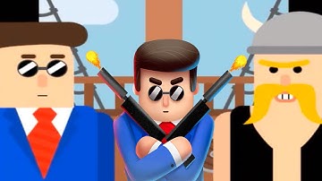 Mr Bullet Spy Puzzles Gameplay Part 7 - Chapter 18-19 Pyramid and Drakkar ( ios, Android )