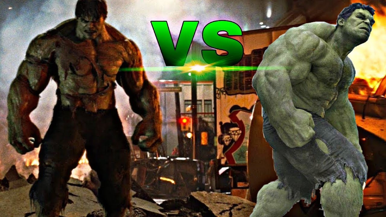 the incredible hulk vs avengers hulk