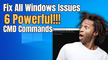How to Fix All Common Windows Issues Using 6 CMD Commands