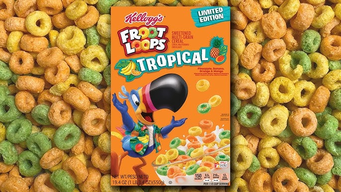 Kellogg's Debuted Birthday Cake Froot Loops For A Limited Time