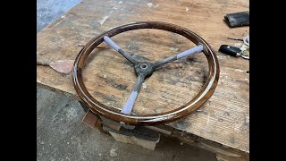 A DIY wooden steering wheel hack.